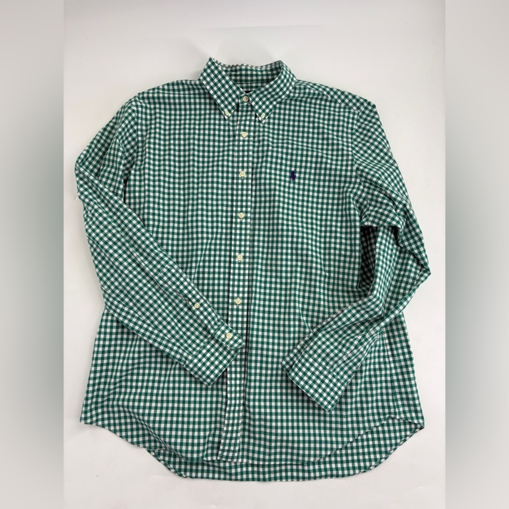 Ralph Lauren Green Plaid Men's Shirt - Picture 5 of 8